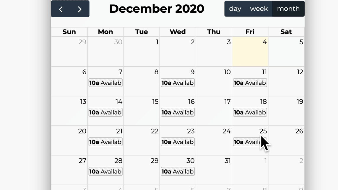 Availability Help